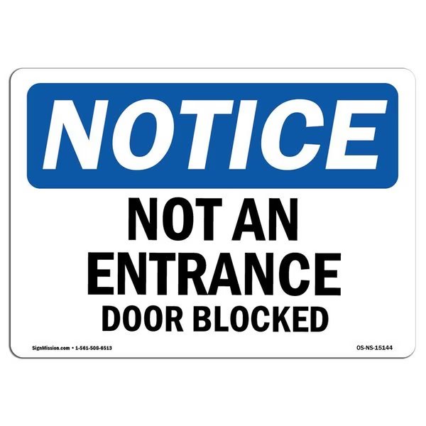 Safety Sign, OSHA Notice, 10